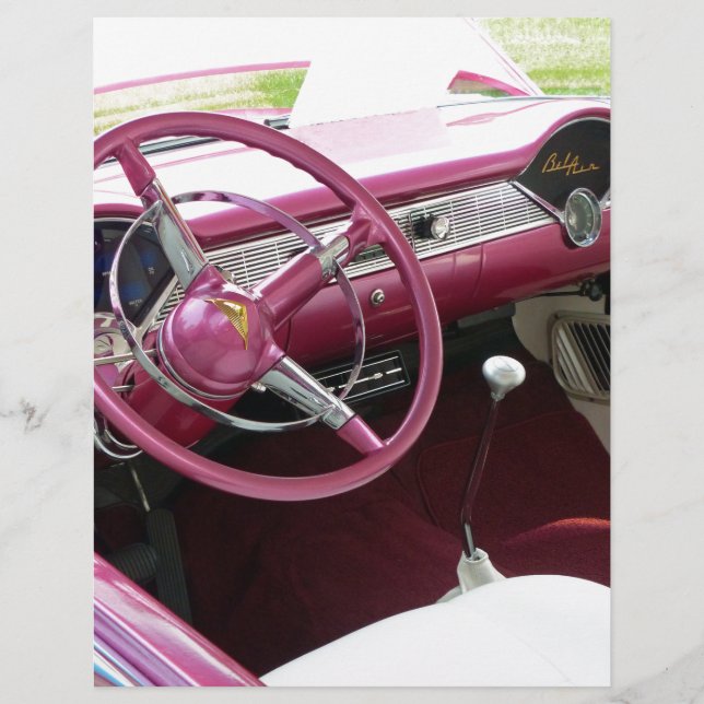 Papier Purple Chevy Bel Air (Devant)