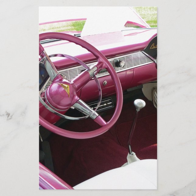 Papier Purple Chevy Bel Air (Devant)