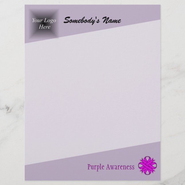 Papier Purple Clover Ruban par Kenneth Yoncich (Devant)