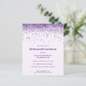 Papier Purple Confetti Mariage de déjeuner (Debout devant)