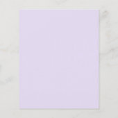 Papier Purple Heart Calender Budget Mariage Enregistrer l (Dos)