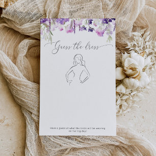 Papier Purple lavande fleur sauvage Devinez le jeu de rob