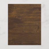 Papier Purple Orange Floral Mariage Changement de date (Dos)