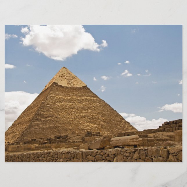 Papier Pyramide des pharaons (Devant)