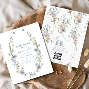 Papier QR Code quelque chose de bleu avant de faire une i