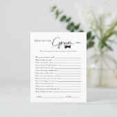 Papier Qu'A Dit Le Groom ? | Jeu de Fête des mariées (Debout devant)