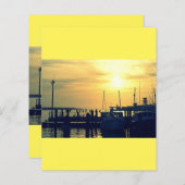 Papier Quai de pêche stationnaire (Devant / Derrière)