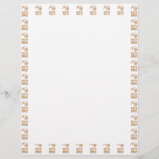 Papier Quand la vie devient floue ajuster votre focus (Devant)