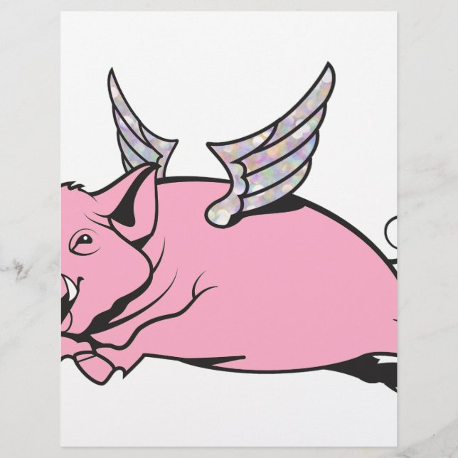 Papier quand les porcs volent (Devant)