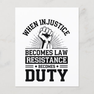 Papier Quand l'injustice devient loi, la résistance devie