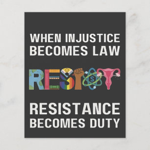 Papier Quand L'Injustice Devient Loi, La Résistance Devie