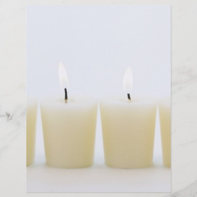 Papier quatre bougies (Devant)
