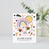 Papier Queen BEES Cute BFF, Baby Girl, Girly Toxits Rose (Debout devant)