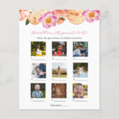 Papier Quel Âge Avaient-Ils Baby shower Jeu (Devant)