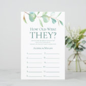 Papier Quel âge avaient-ils Eucalyptus LGBTQ (Debout devant)