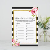 Papier Quel Âge Avaient-Ils - Fête des mariées Jeu (Debout devant)