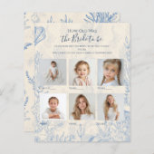 Papier Quel âge avait la mariée à la fête de douche nupti (Devant / Derrière)