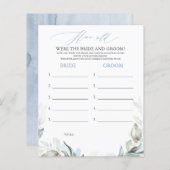 Papier Quel Âge Avait La MARIÉE ET LE Jeu DE GROUPE (Devant / Derrière)