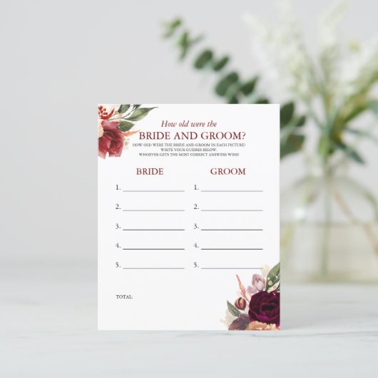 Papier Quel Âge Avait La MARIÉE ET LE Jeu DE GROUPE (Debout devant)