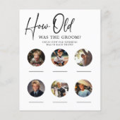 Papier Quel Âge Avait La Partie De Participation De Marié (Dos)