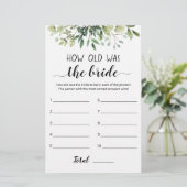Papier Quel Âge Avait Le Jeu De Mariée (Debout devant)