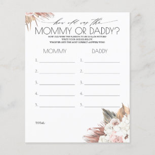 Papier Quel Âge Avait Maman Et Papa Photo Baby shower