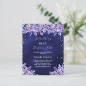 Papier Quelque chose de bleu avant de faire Fête des mari (Debout devant)