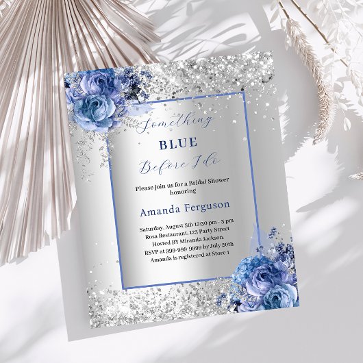 Papier Quelque chose de bleu avant que je fasse Fête des 