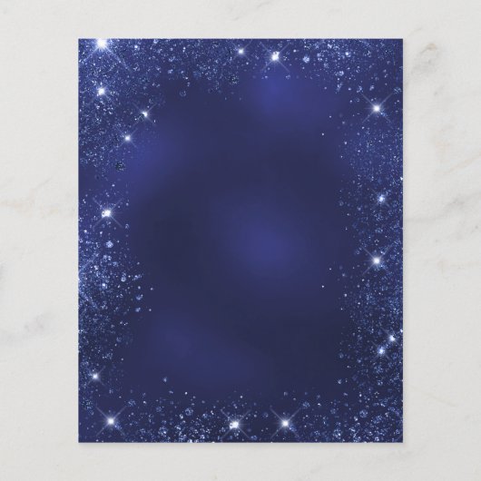 Papier Quelque chose de bleu parties scintillant nuptiale (Dos)