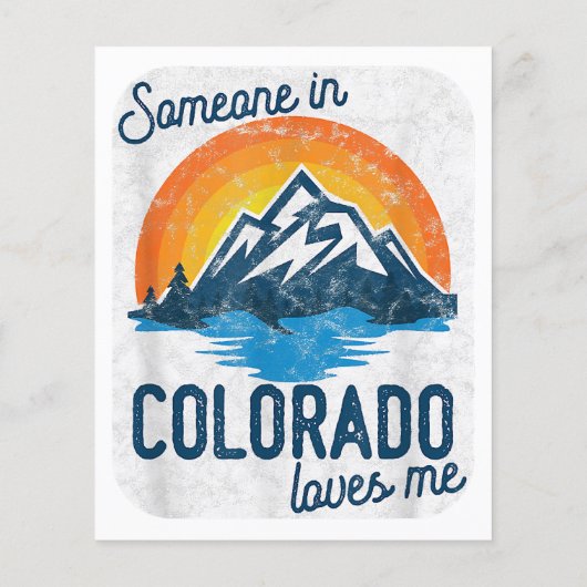Papier Quelqu'Un Au Colorado M'Aime (Dos)