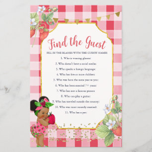 Papier Quelqu'Un Berry Sweet Strawberry Trouver Le Jeu D'