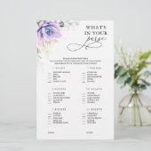 Papier Qu'est-ce que dans votre sac à main succulent jeu (Debout devant)