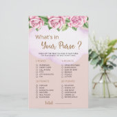 Papier Qu'est-ce que votre sac à main Teddy Bear Girl Bab (Debout devant)