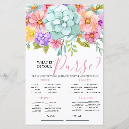 Papier Qu'est-ce qui se passe dans votre jeu de mariée Fl (Devant)