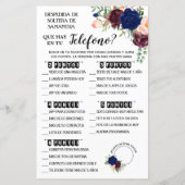 Papier Qu'est-ce qu'il y a sur votre téléphone jeu de dou (Dos)