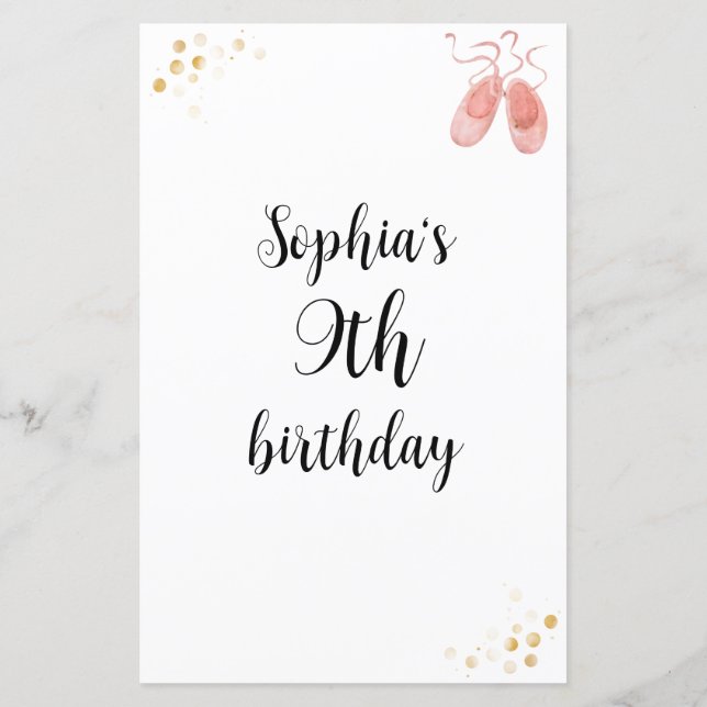 Papier Qui Connaît La Fille Anniversaire Meilleur Jeu - B (Dos)