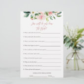 Papier Qui Connaît La Mariée Le Meilleur Jeu De Fête des  (Debout devant)