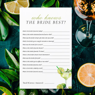 Papier Qui connaît la mariée meilleure Fête des mariées d