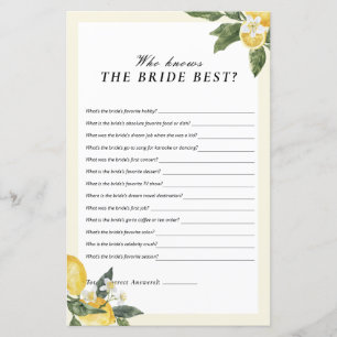 Papier Qui connaît le jeu de fête de mariage Main Squeeze