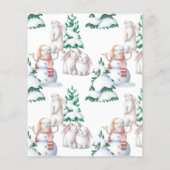 Papier Qui connaît maman le meilleur baby shower d'hiver (Dos)