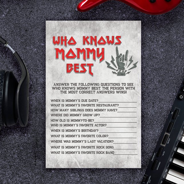 Papier Qui connaît maman le mieux (Créateur téléchargé)