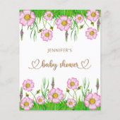 Papier Qui connaît maman mon meilleur jeu de baby shower. (Dos)