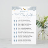 Papier Qui l'a dit maman ou papa bébé jeu Twinkle Star (Debout devant)