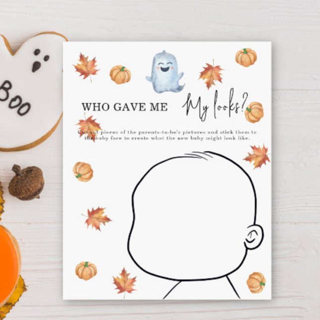 Papier Qui m'a donné mes regards ? - Un joli fantôme - (Créateur téléchargé)