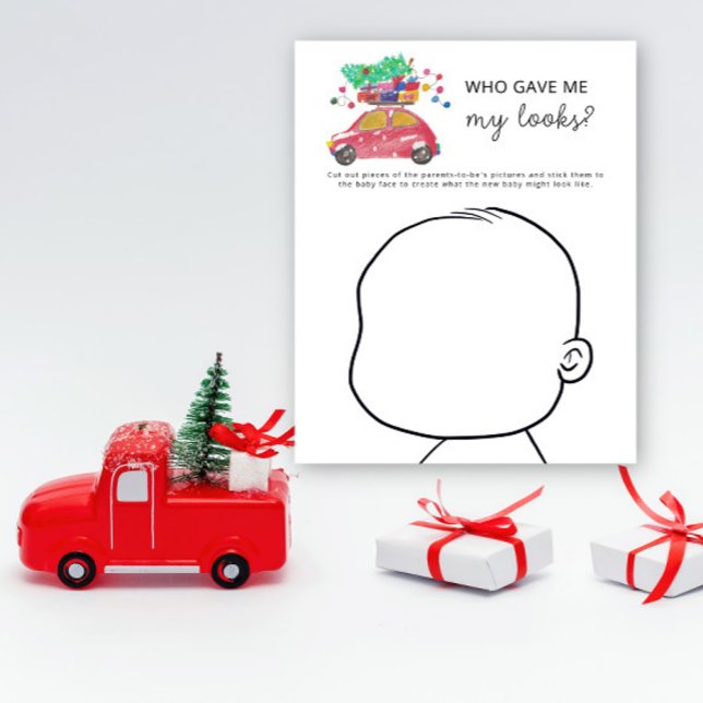 Papier Qui m'a donné mon look baby shower jeu (Créateur téléchargé)