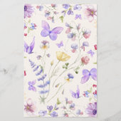 Papier Qui suis-je Purple Butple Fête des mariées Jeu (Dos)