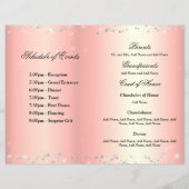 Papier Quinceañera en or rose (Dos)