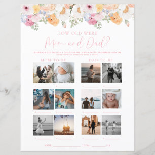 Papier Quinn How Old Are Mom and Dad Jeu photo