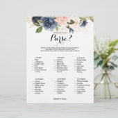 Papier Qu'y a-t-il dans votre jeu de Fête des mariées de  (Debout devant)