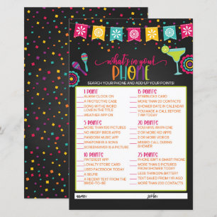 Papier Qu'y a-t-il dans votre jeu de Fête des mariées tél
